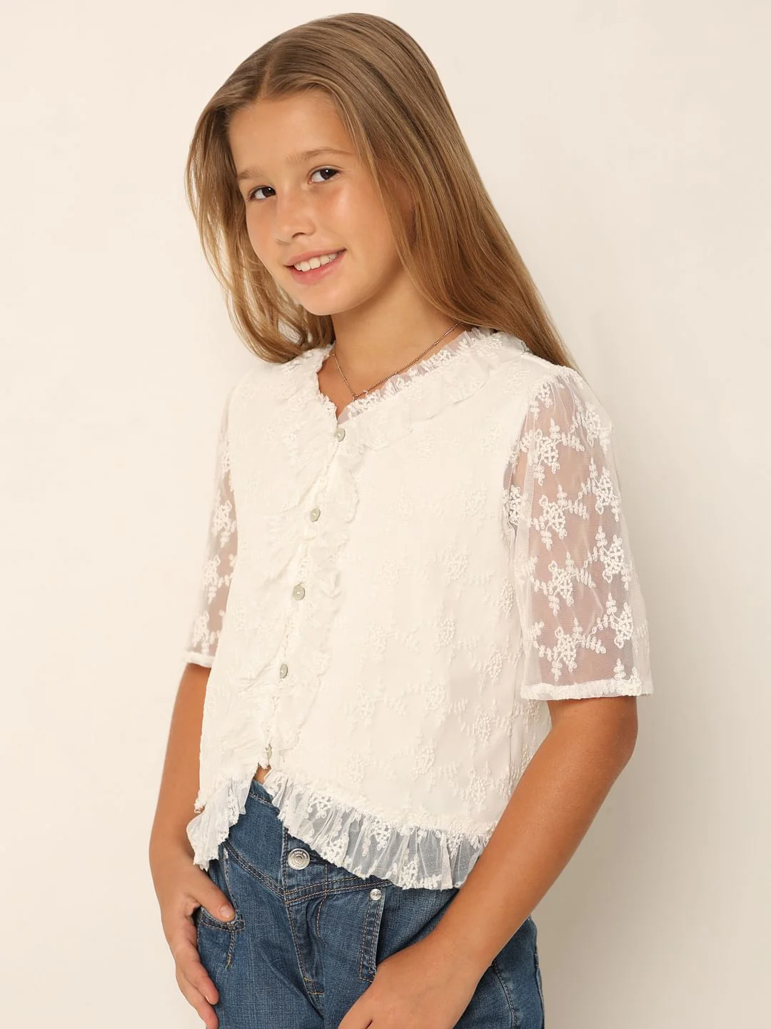 White Lace Top