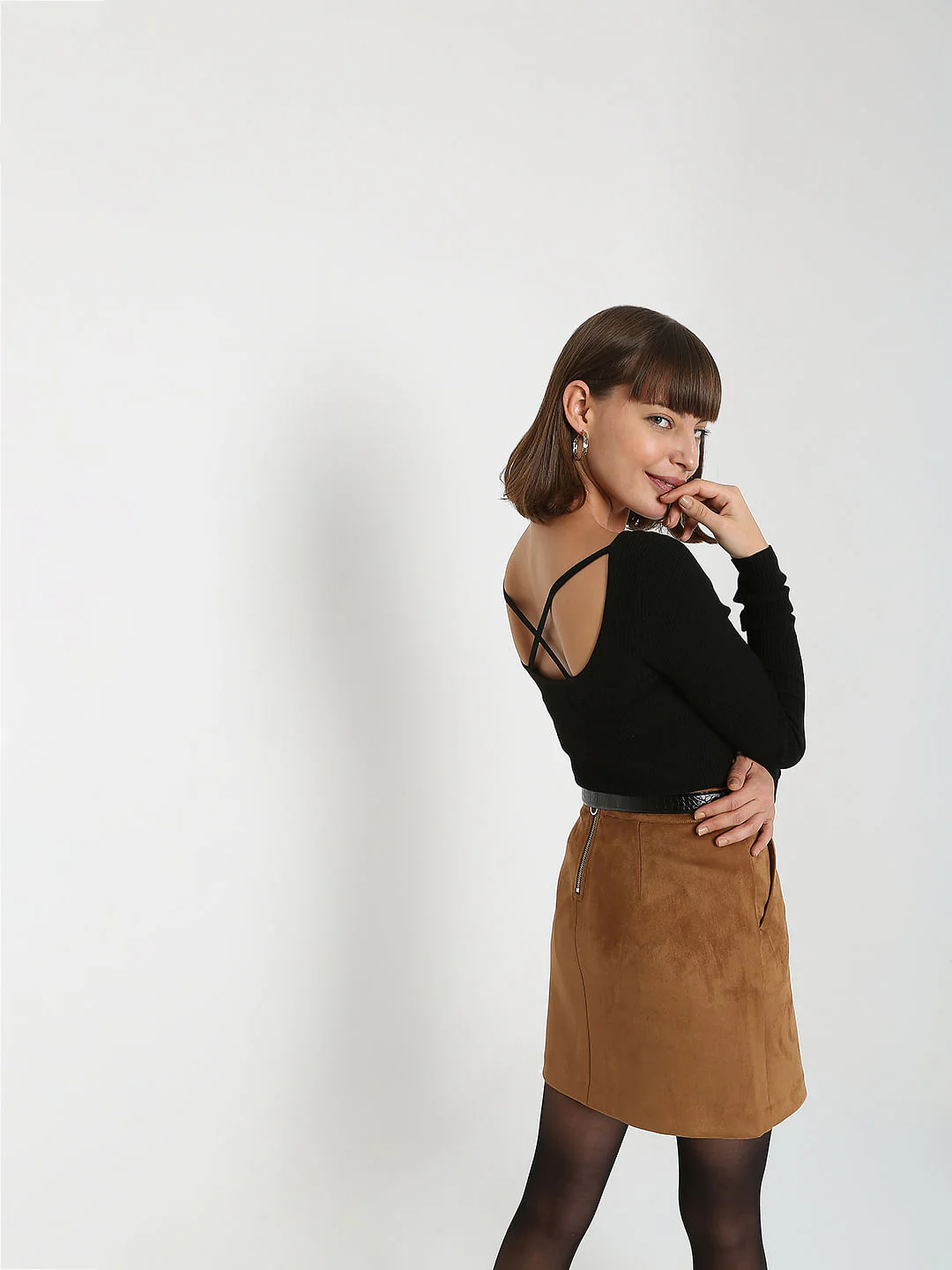 Black Body Fitting Top