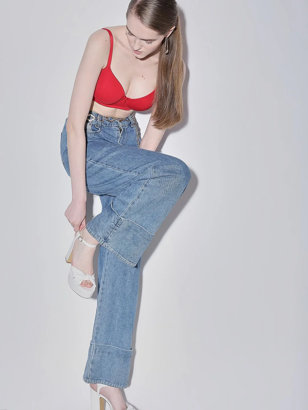 Intimates Red Underwired Padded T-Shirt Bra