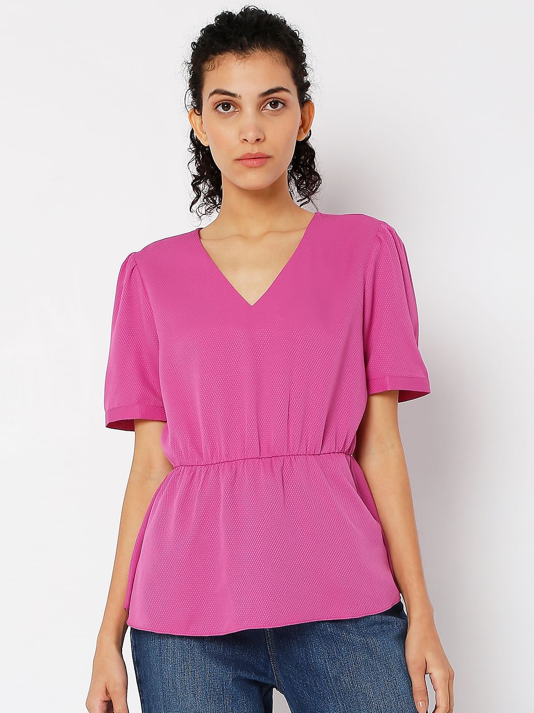 Purple Flared Top