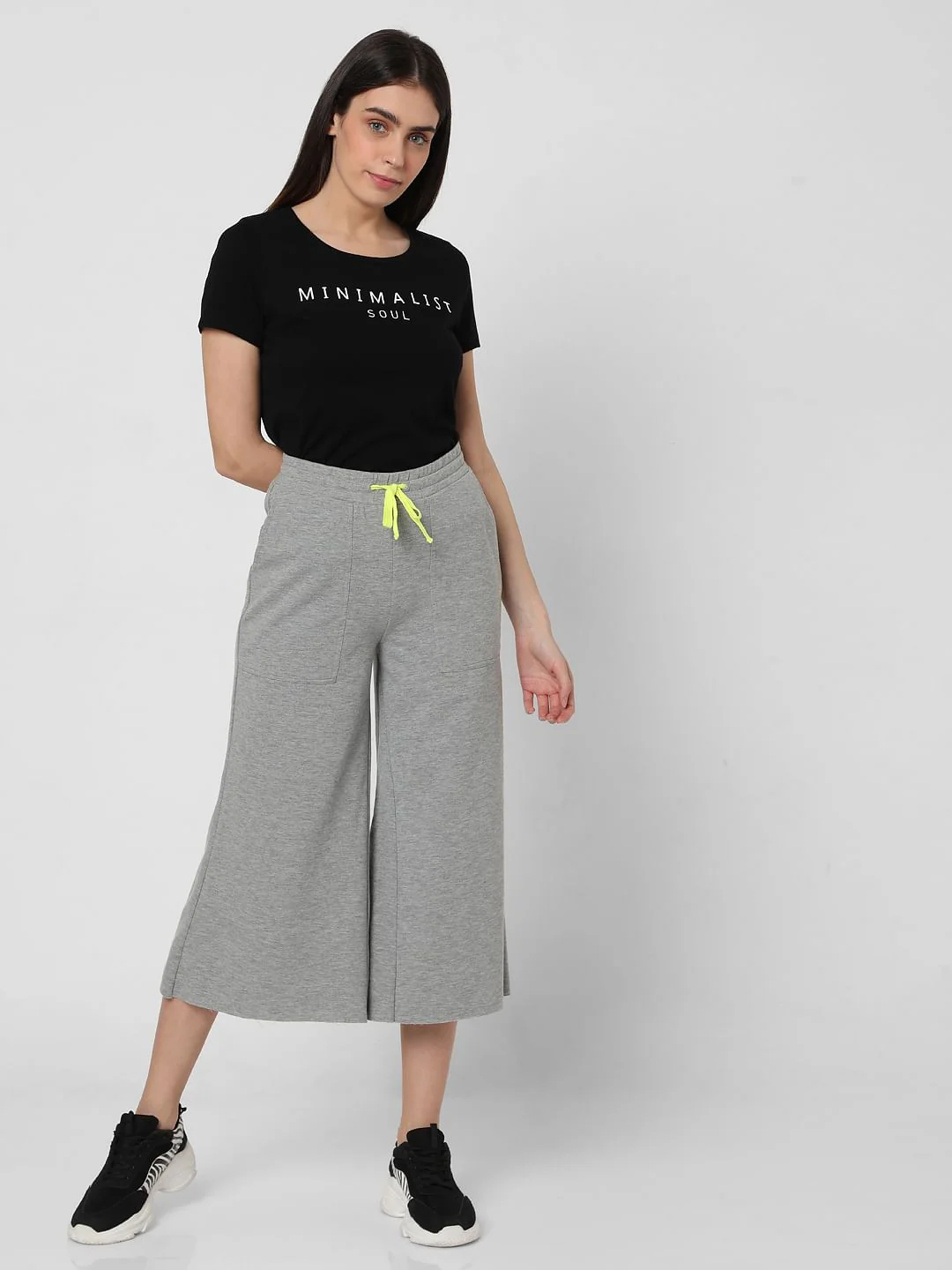 Grey Flared Lounge Pants