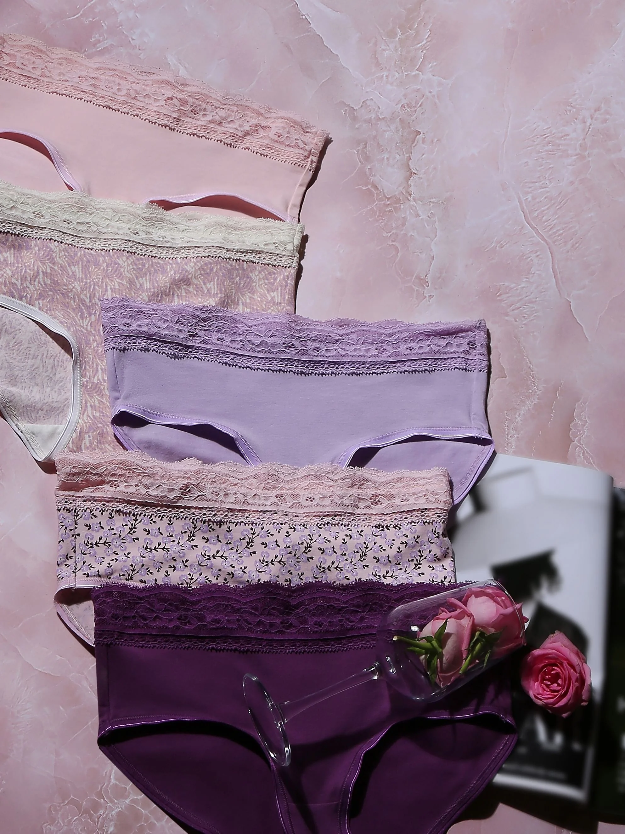 Intimates Pack Of 5 Midi Briefs