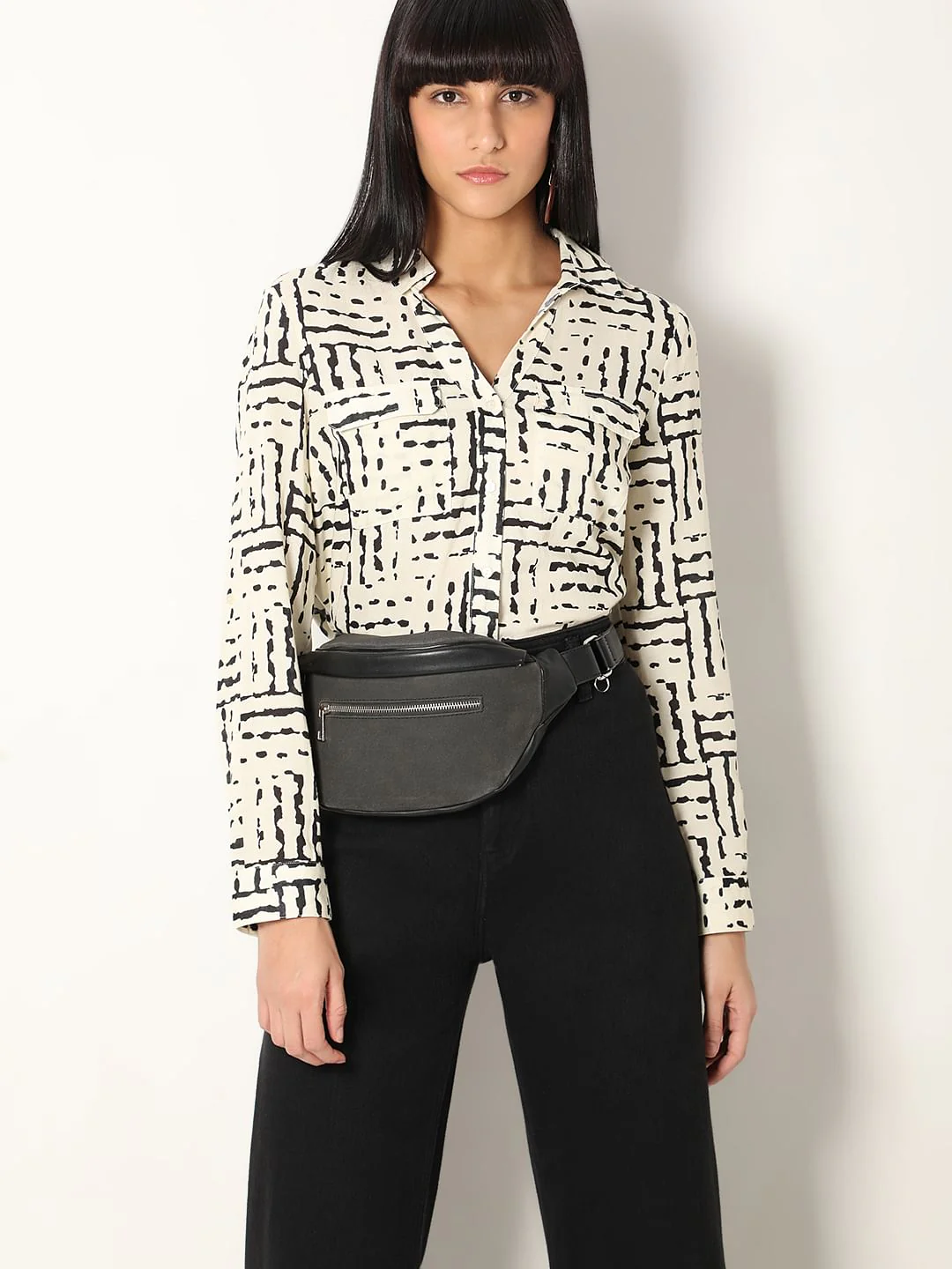 Off-White Abstract Print Shirt