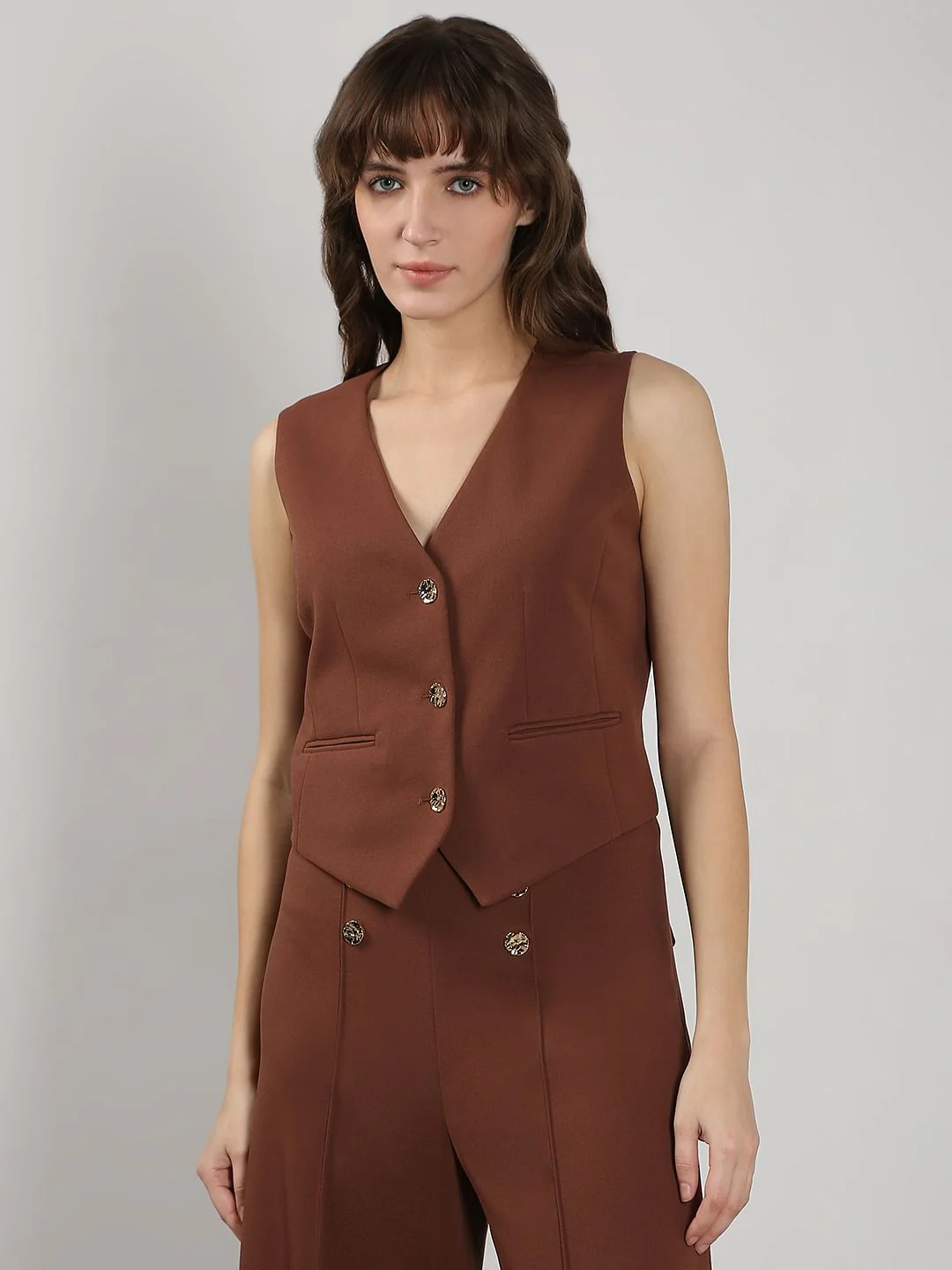 Brown Waistcoat - Image 2