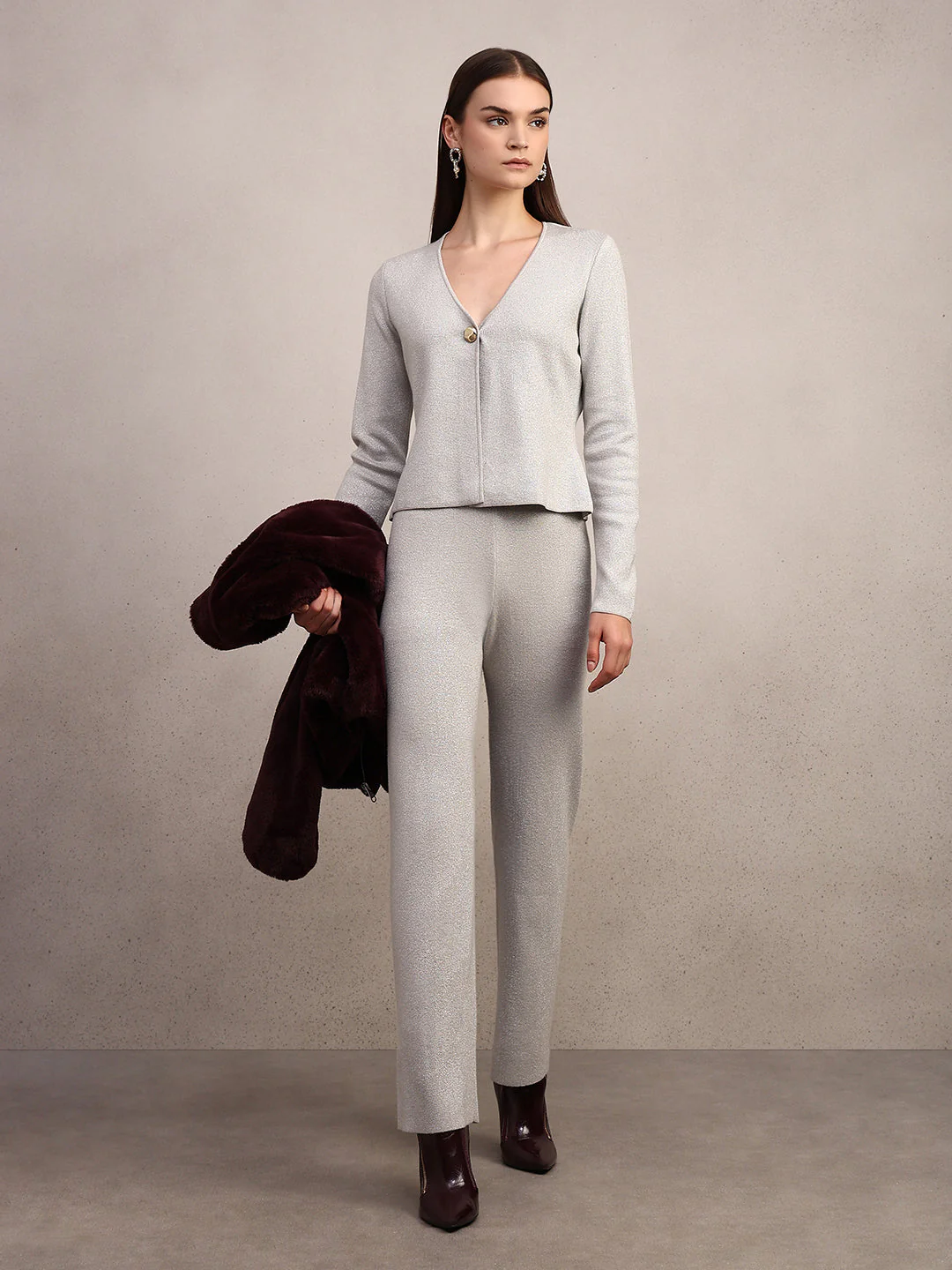 Ribbed Slim Fit Pants